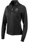 Main image for Antigua Vancouver Whitecaps FC Womens Black Action 1/4 Zip Pullover