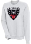 Main image for Antigua DC United Womens Grey Action Crew Sweatshirt