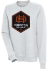 Main image for Antigua Houston Dynamo Womens Grey Action Crew Sweatshirt