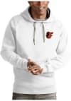 Main image for Antigua Baltimore Orioles Mens White Victory Long Sleeve Hoodie