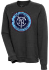 Main image for Antigua New York City FC Womens Black Action Crew Sweatshirt