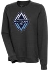 Main image for Antigua Vancouver Whitecaps FC Womens Black Action Crew Sweatshirt