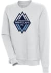 Main image for Antigua Vancouver Whitecaps FC Womens Grey Action Crew Sweatshirt