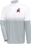 Main image for Antigua Cleveland Browns Mens White Bender Long Sleeve 1/4 Zip Pullover