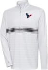 Main image for Antigua Houston Texans Mens Grey Bullseye Long Sleeve 1/4 Zip Pullover