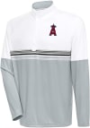 Main image for Antigua Los Angeles Angels Mens White Bender QZ Long Sleeve 1/4 Zip Pullover