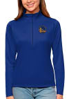 Main image for Antigua Golden State Womens Blue Tribute 1/4 Zip Pullover