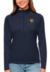 Main image for Antigua Indiana Pacers Womens Navy Blue Tribute 1/4 Zip Pullover