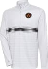 Main image for Antigua Atlanta United FC Mens Grey Bullseye Long Sleeve 1/4 Zip Pullover