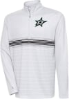 Main image for Antigua Dallas Stars Mens Grey Bullseye Long Sleeve 1/4 Zip Pullover