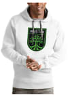Main image for Antigua Austin FC Mens White Victory Long Sleeve Hoodie