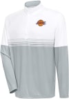 Main image for Antigua Los Angeles Lakers Mens White Bender Long Sleeve 1/4 Zip Pullover