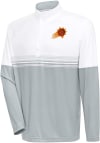 Main image for Antigua Phoenix Suns Mens White Bender Long Sleeve 1/4 Zip Pullover