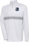 Main image for Antigua Dallas Mavericks Mens Grey Bullseye Long Sleeve 1/4 Zip Pullover