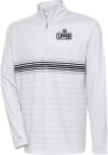 Main image for Antigua Los Angeles Clippers Mens Grey Bullseye Long Sleeve 1/4 Zip Pullover