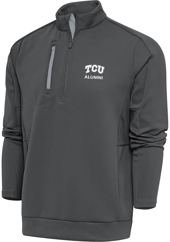 Antigua TCU Horned Frogs Mens GREY Alumni Generation