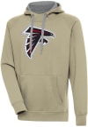 Main image for Antigua Atlanta Falcons Mens Khaki Full Front Victory Long Sleeve Hoodie