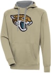 Main image for Antigua Jacksonville Jaguars Mens Khaki Full Front Victory Long Sleeve Hoodie