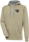 Main image for Antigua Jacksonville Jaguars Mens Khaki Victory Long Sleeve Hoodie