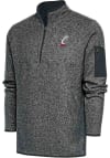 Main image for Antigua Cincinnati Bearcats Mens Grey Fortune Long Sleeve 1/4 Zip Pullover