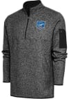 Main image for Antigua Oklahoma City Dodgers Mens Black Fortune Long Sleeve 1/4 Zip Fashion Pullover