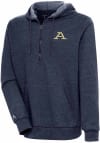 Main image for Antigua Akron Zips Mens Navy Blue Action Long Sleeve 1/4 Zip Pullover