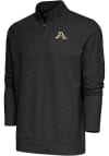 Main image for Antigua Akron Zips Mens Black Gambit Long Sleeve 1/4 Zip Pullover