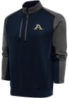Main image for Antigua Akron Zips Mens Navy Blue Team Long Sleeve 1/4 Zip Pullover