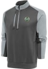Main image for Antigua Colorado State Rams Mens Grey Team Long Sleeve 1/4 Zip Pullover