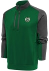 Main image for Antigua Colorado State Rams Mens Green Team Long Sleeve 1/4 Zip Pullover