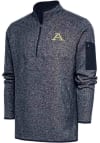 Main image for Antigua Akron Zips Mens Navy Blue Fortune Long Sleeve 1/4 Zip Fashion Pullover