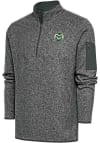 Main image for Antigua Colorado State Rams Mens Charcoal Fortune Long Sleeve 1/4 Zip Fashion Pullover