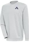 Main image for Antigua Akron Zips Mens Grey Reward Long Sleeve Crew Sweatshirt