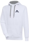 Main image for Antigua Akron Zips Mens White Victory Long Sleeve Hoodie