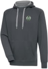 Main image for Antigua Colorado State Rams Mens Charcoal Victory Long Sleeve Hoodie