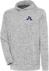 Main image for Antigua Akron Zips Mens Grey Absolute Long Sleeve Hoodie