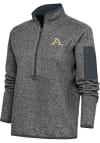 Main image for Antigua Akron Zips Womens Charcoal Fortune 1/4 Zip Pullover