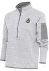 Main image for Antigua Colorado State Rams Womens Grey Fortune 1/4 Zip Pullover
