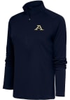 Main image for Antigua Akron Zips Womens Navy Blue Tribute 1/4 Zip Pullover