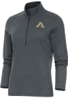 Main image for Antigua Akron Zips Womens Charcoal Epic 1/4 Zip Pullover