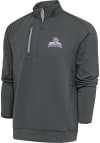 Main image for Antigua Lehigh Valley Ironpigs Mens Grey Generation Long Sleeve 1/4 Zip Pullover