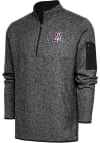 Main image for Antigua Arizona Wildcats Mens Black Fortune Long Sleeve Qtr Zip Pullover