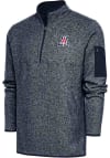 Main image for Antigua Arizona Wildcats Mens Navy Blue Fortune Long Sleeve 1/4 Zip Pullover