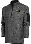 Main image for Antigua Colorado Buffaloes Mens Black Fortune Long Sleeve 1/4 Zip Pullover