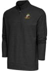 Main image for Antigua Oregon Ducks Mens Black Gambit Long Sleeve 1/4 Zip Pullover