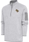 Main image for Antigua UCF Knights Mens Grey Fortune Long Sleeve 1/4 Zip Pullover