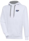 Main image for Antigua  Mens White Victory Long Sleeve Hoodie