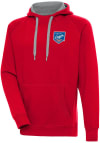 Main image for Antigua Oklahoma City Dodgers Mens Red Victory Long Sleeve Hoodie