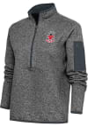 Main image for Antigua Indianapolis Indians Womens Grey Fortune 1/4 Zip Pullover