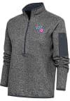 Main image for Antigua Iowa Cubs Womens Grey Fortune 1/4 Zip Pullover